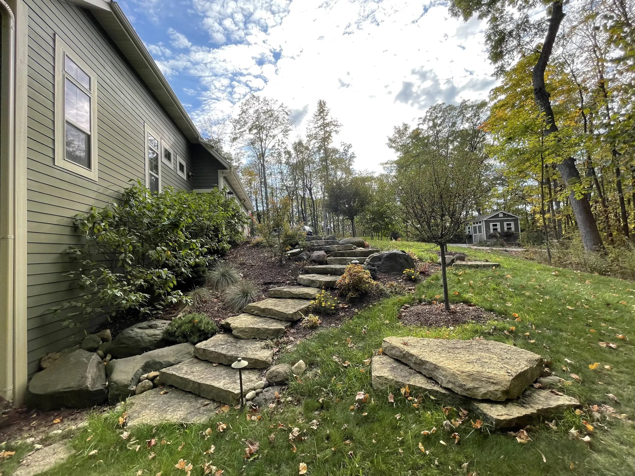 Landscape design and installation project in Milwaukee, Wisconsin