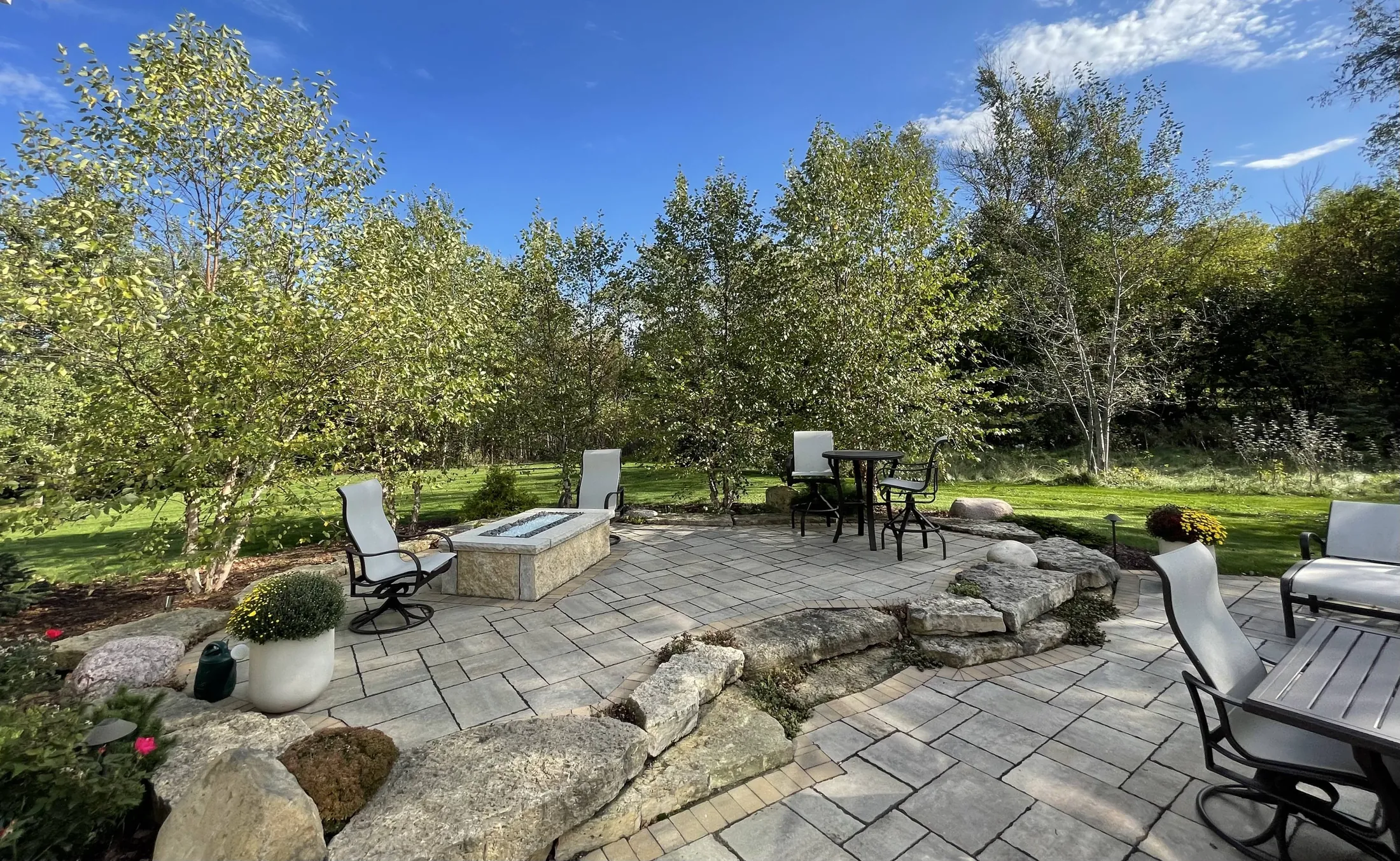 Landscape design and installation project in Milwaukee, Wisconsin